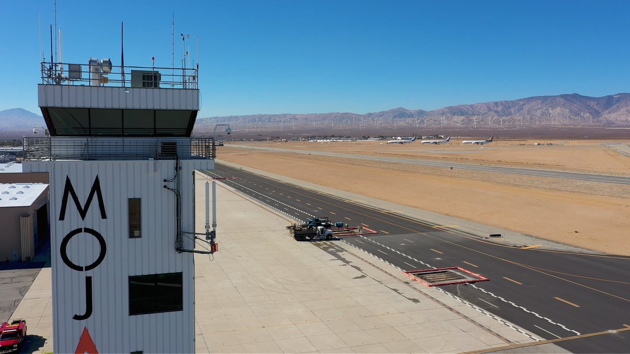 Aerial view of Mojave Air and Space Port